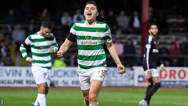 Celtic winger James Forrest