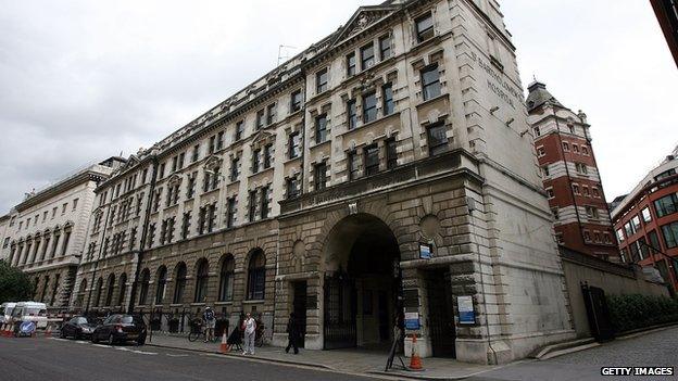 St Bartholomew's Hospital in Smithfield