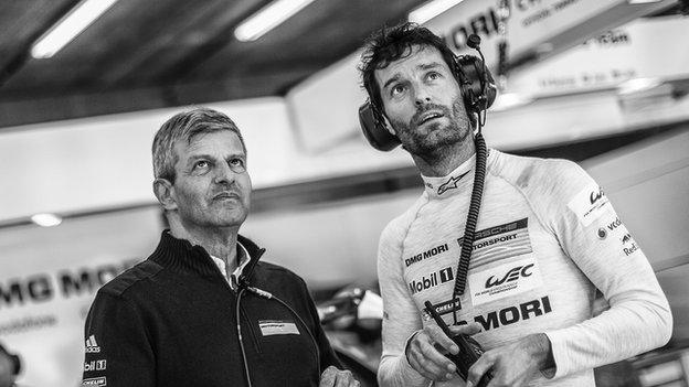 Fritz Enzinger and Mark Webber