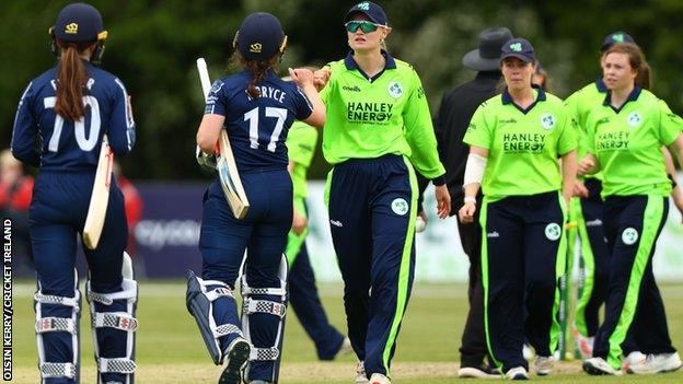 Scotland's first action since September 2019 ended in T20 series defeat to Ireland