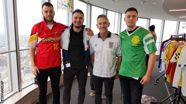 Matt Dale, Doug Bierton, Gary Lineker and Gary Bierton