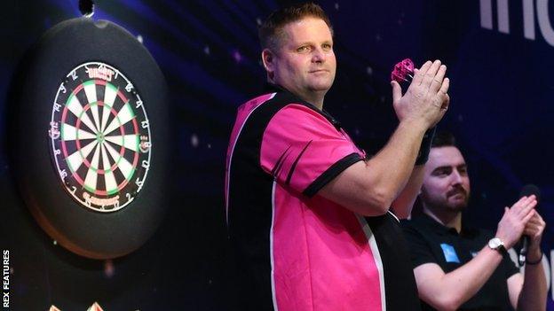 Scott Mitchell at the 2020 BDO World Darts Championship