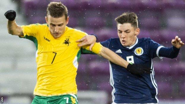 Billy Gilmour has established himself in the Scotland Under-21 team