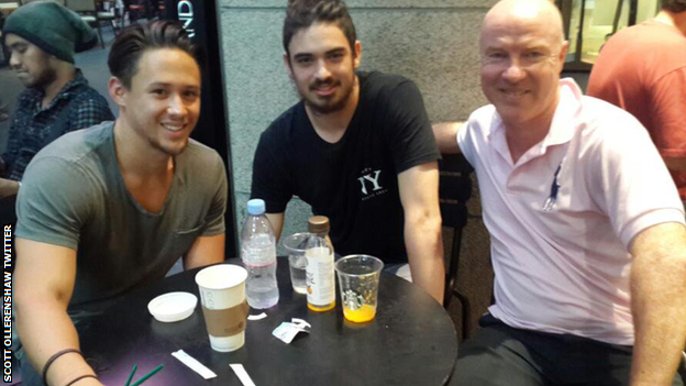 Darren Lok, Curran Ferns and Scott Ollerenshaw in 2015