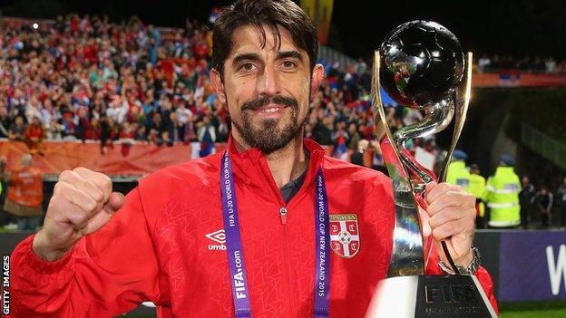 Veljko Paunovic coached Serbia to the under-20 World Cup in 2015