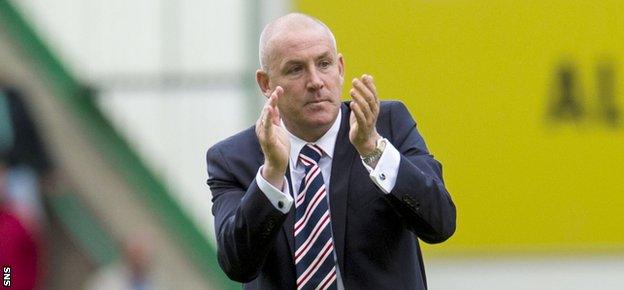 Rangers boss Mark Warburton