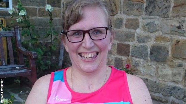 Dr Brenda Whittle is aiming to walk the last 10 steps of the Great North Run