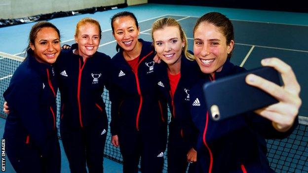 Great Britain Fed Cup team