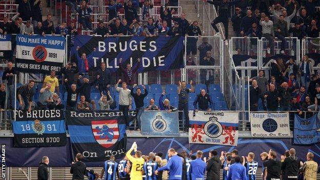 Club Bruges celebrate