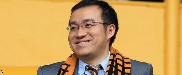 Wolves boardroom representative Jeff Shi