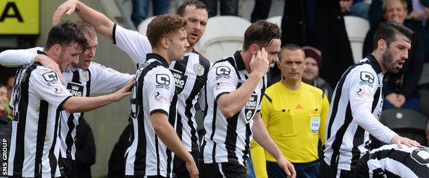 St Mirren finished 20 points off the play-off places last season