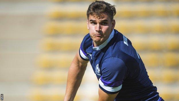 James Lang trains with Scotland on their summer tour