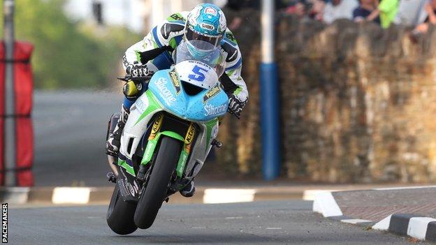 Dean Harrison was quickest of the Supersports on Saturday night