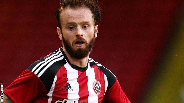 John Brayford in action for Sheffield United