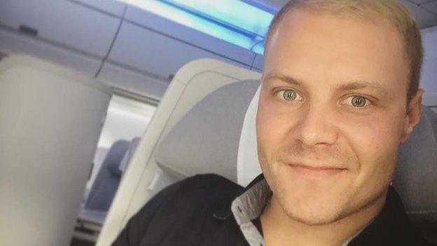 Valtteri Bottas on Instagram