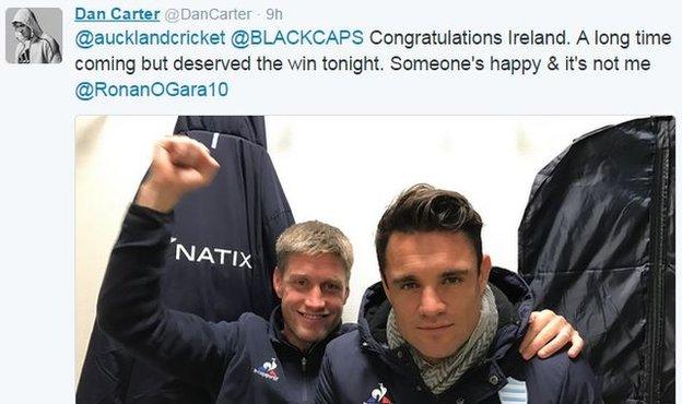 Dan Carter on Twitter