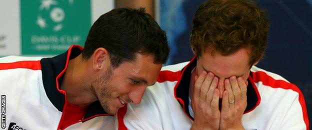 James Ward and Andy Murray