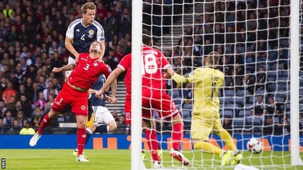 Christophe Berra scores