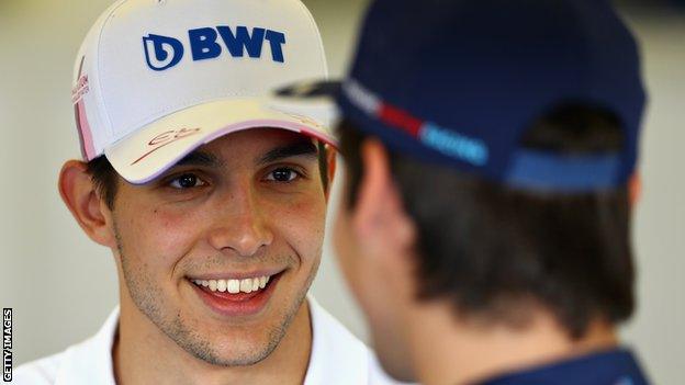 Force India's Esteban Ocon