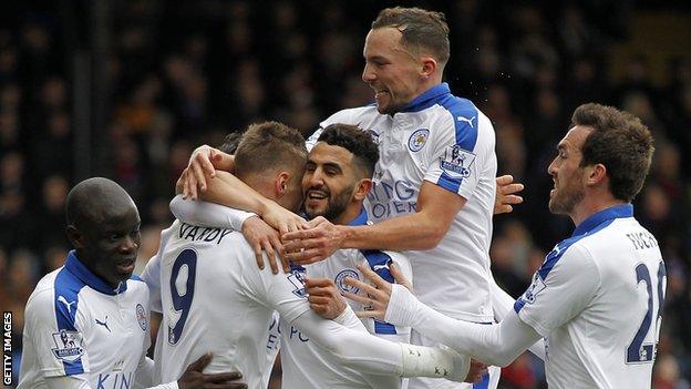 Leicester celebrate