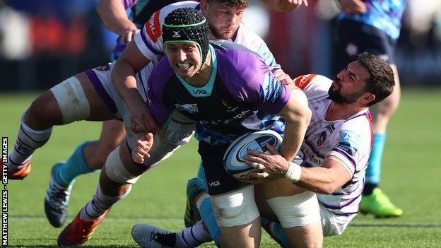 Pierce Phillips has made 34 first-team appearances since he arrived at Sixways from Jersey in 2017