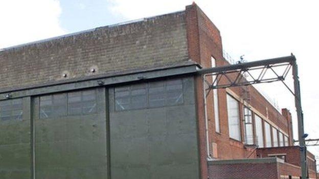 Air hangar at Church Fenton