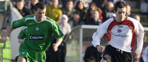 Roy Keane had a day to forget on his Celtic debut