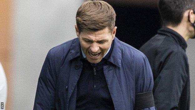 Rangers manager Steven Gerrard