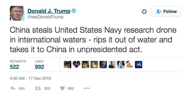 Donald Trump's December tweet was deleted and re-posted with the correct spelling of "unpresidented"