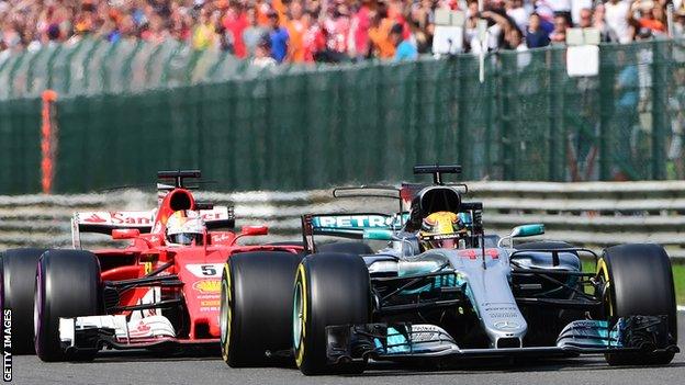 Mercedes and Ferrari