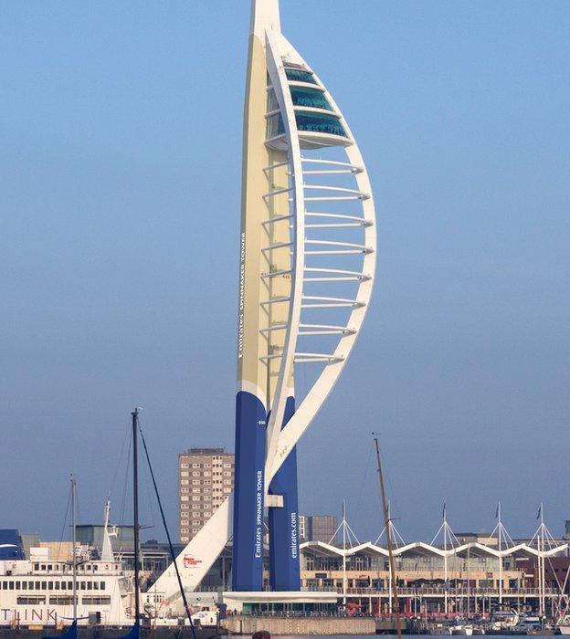 Spinnaker tower plans