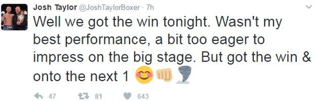 Josh Taylor on Twitter