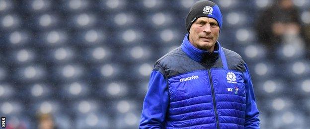 Scotland head coach Vern Cotter