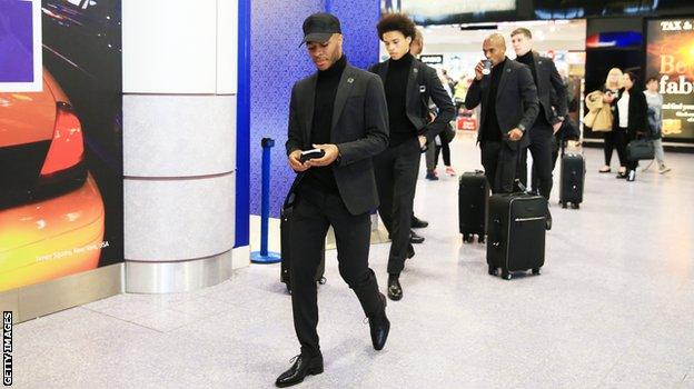 Raheem Sterling, Leroy Sane and Man City team-mates all added their own style to the chic outfits