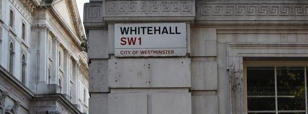 Whitehall road sign