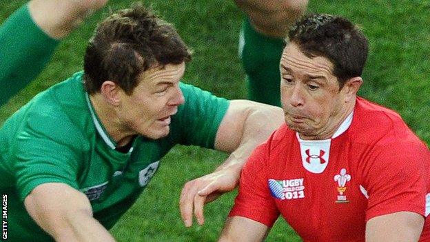 Brian O'Driscoll (left) and Shane Williams