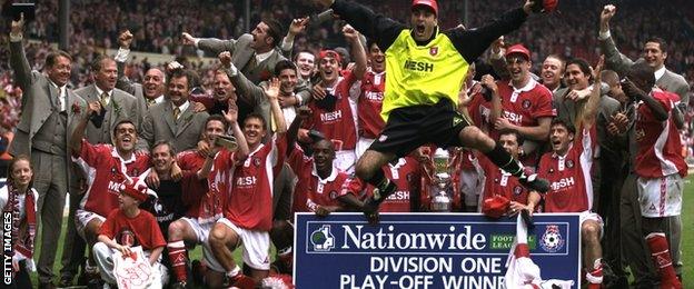 Charlton 1998 play-off winners