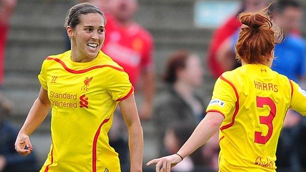 Fara Williams (left)