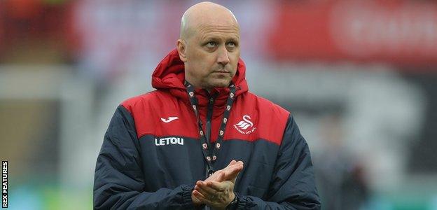 Swansea Under-23 coach Cameron Toshack