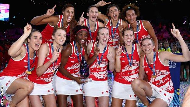 England winning the Fast5 World Series title