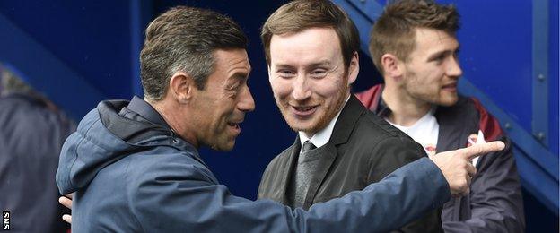 Pedro Caixinha and Ian Cathro