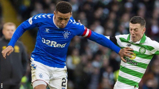 Callum McGregor, right, and James Tavernier both played in Sunday's Old Firm game