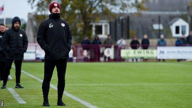 Kelty Hearts manager Barry Ferguson