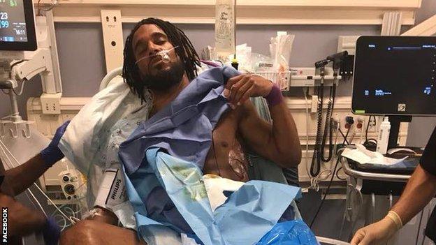 Ashley Williams in hospital