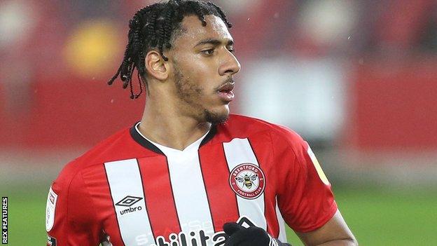 Dominic Thompson in action for Brentford