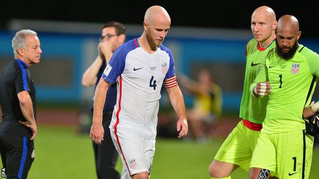 USA midfielder Michael Bradley