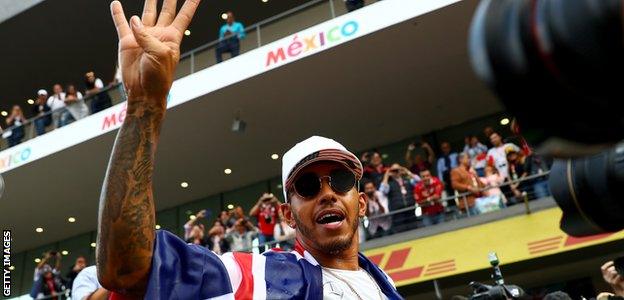 British Formula 1 champion Lewis Hamilton