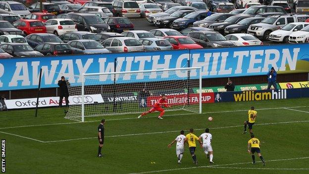 Kassam Stadium open end