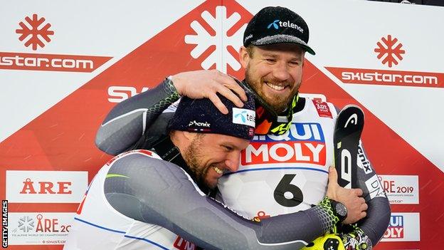 Aksel Lund Svindal and Kjetil Jansrud