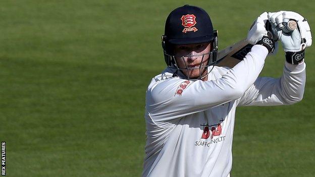 Tom Westley plays a cover drive